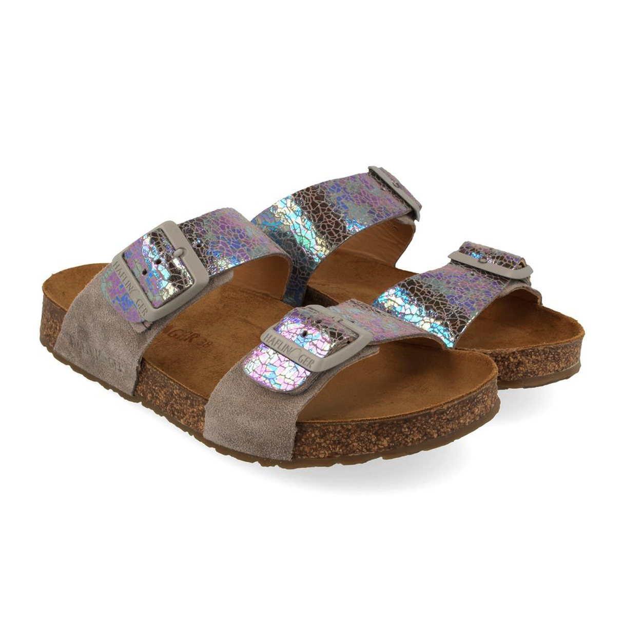 Haflinger Andrea Sandal (Women) - Grey