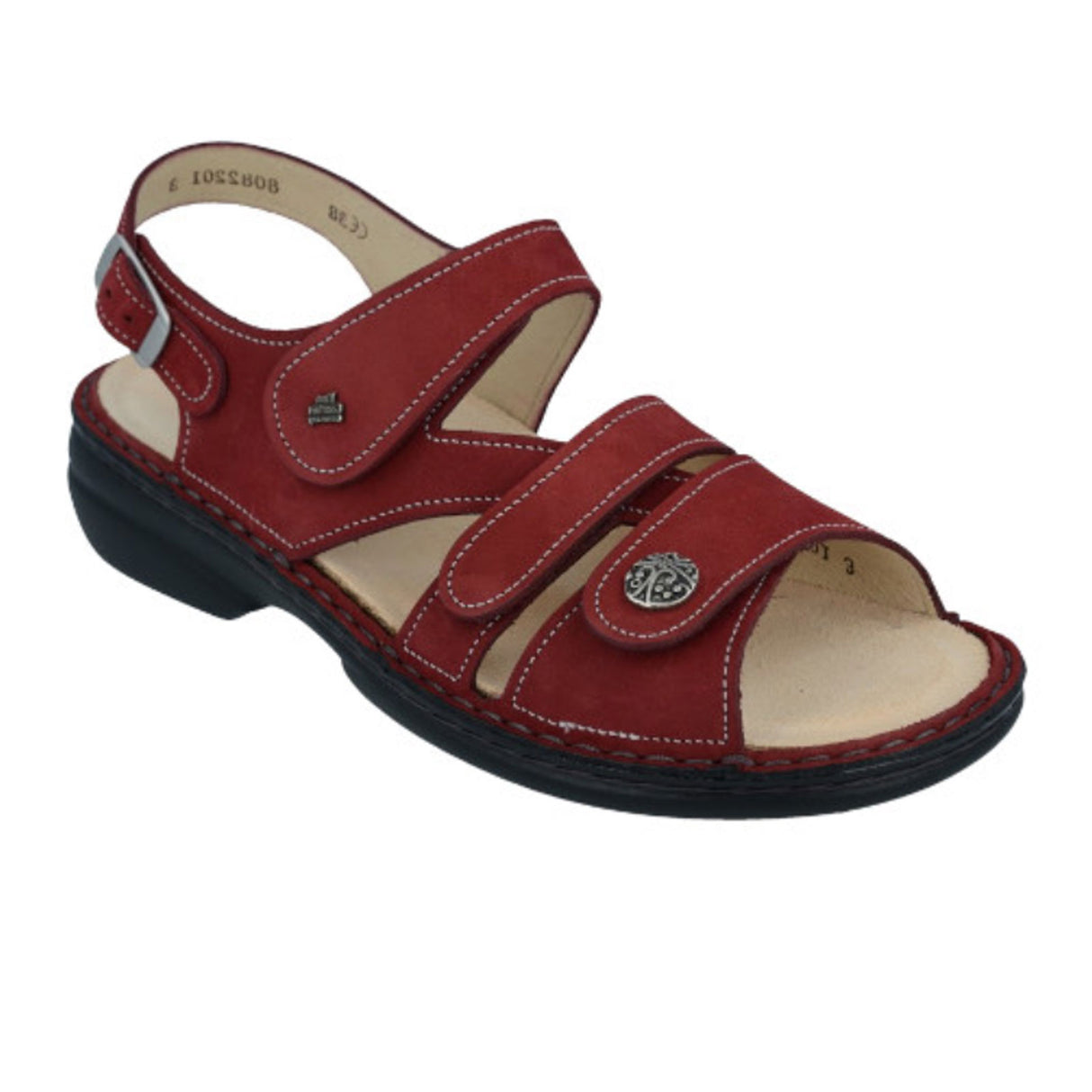Finn Comfort Gomera-S Backstrap Sandal (Women) - Opera Nubuck Sandal - Backstrap - The Heel Shoe Fitters
