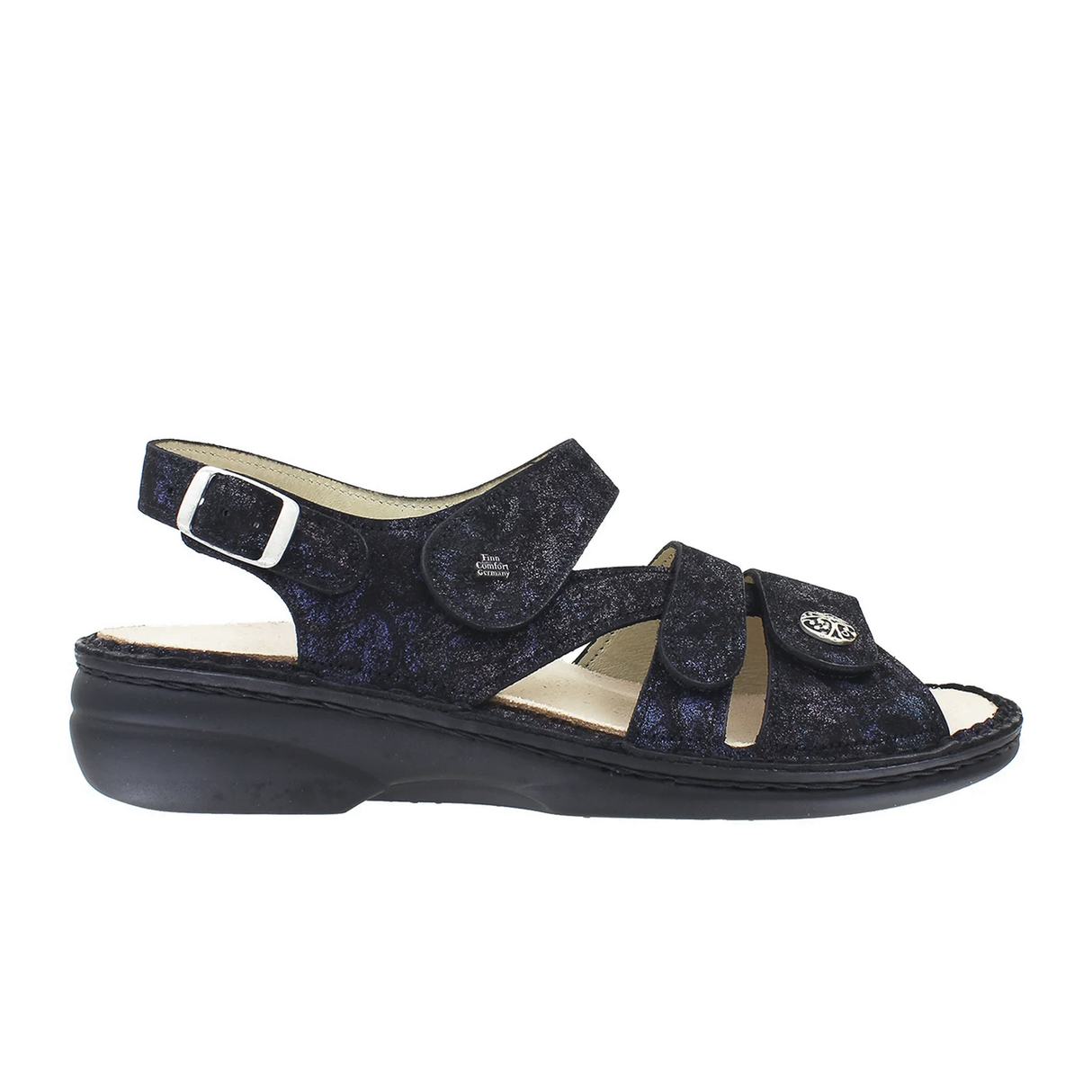 Finn Comfort Gomera-S Backstrap Sandal (Women) - Multi Breeze Sandal - Backstrap - The Heel Shoe Fitters