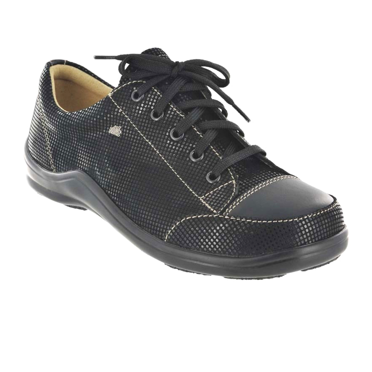 Finn Comfort Soho-S Sneaker (Women) - Black Shimmer – The Heel 