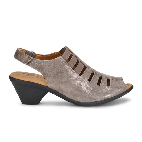Comfortiva Faye Sandal (Women) - Smoke Sandals - Heel/Wedge - The Heel Shoe Fitters