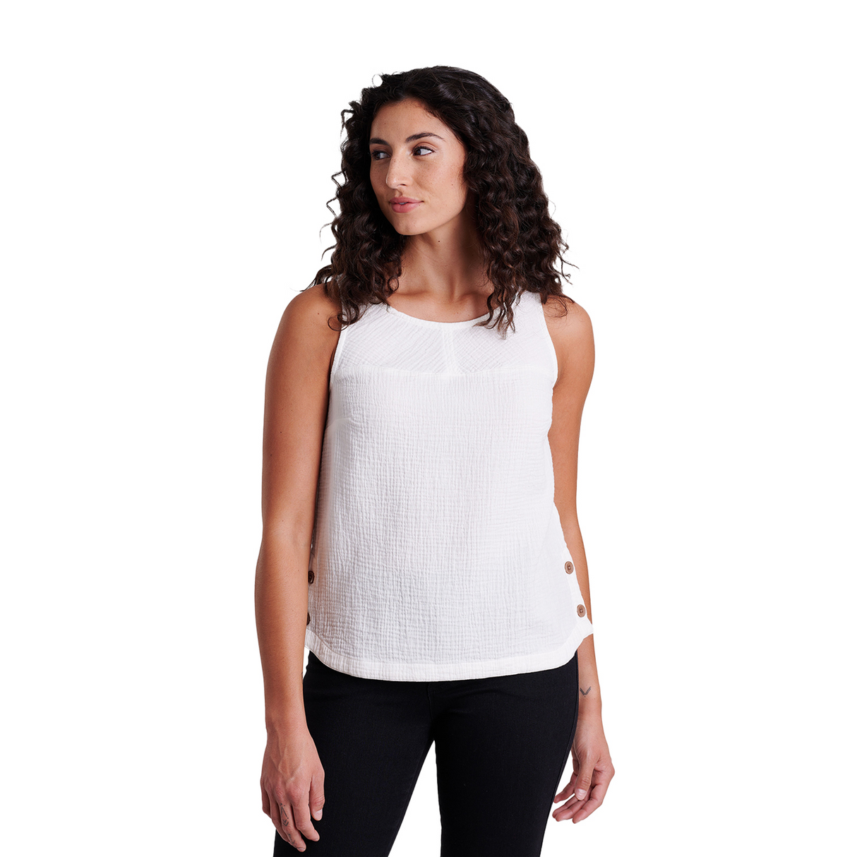 Kuhl Klover Tank (Women) - White Apparel - Top - Tank - The Heel Shoe Fitters