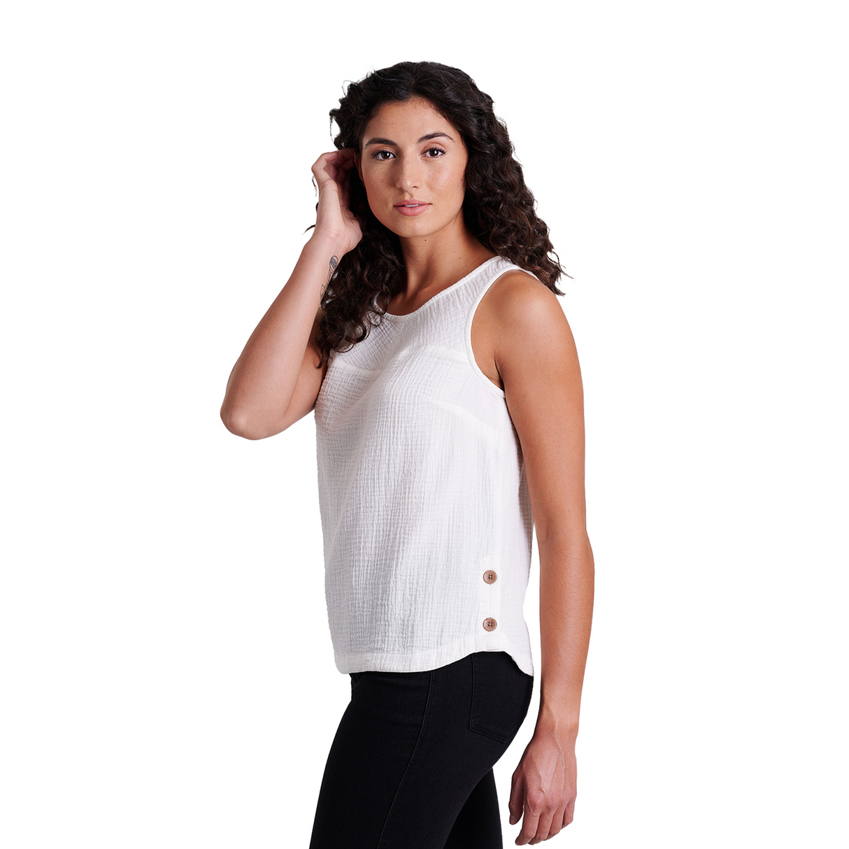 Kuhl Klover Tank (Women) - White Apparel - Top - Tank - The Heel Shoe Fitters