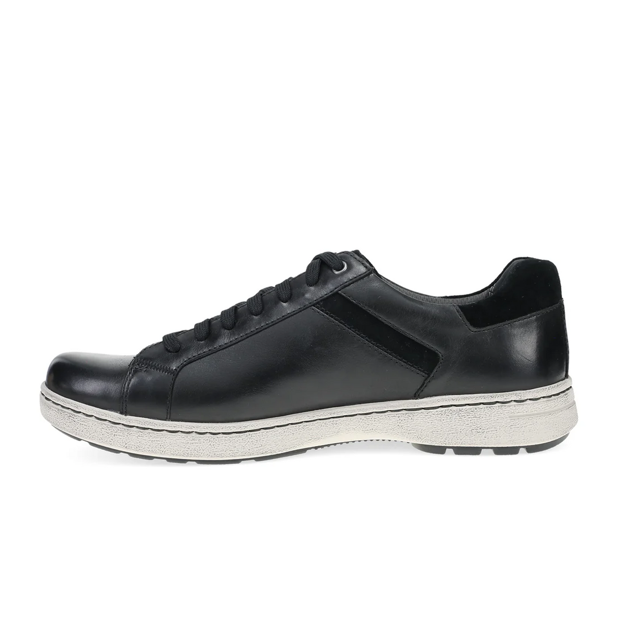 Dansko Trevor Lace Up Sneaker (Men) - Black Burnished Calf Athletic - Casual - Lace Up - The Heel Shoe Fitters
