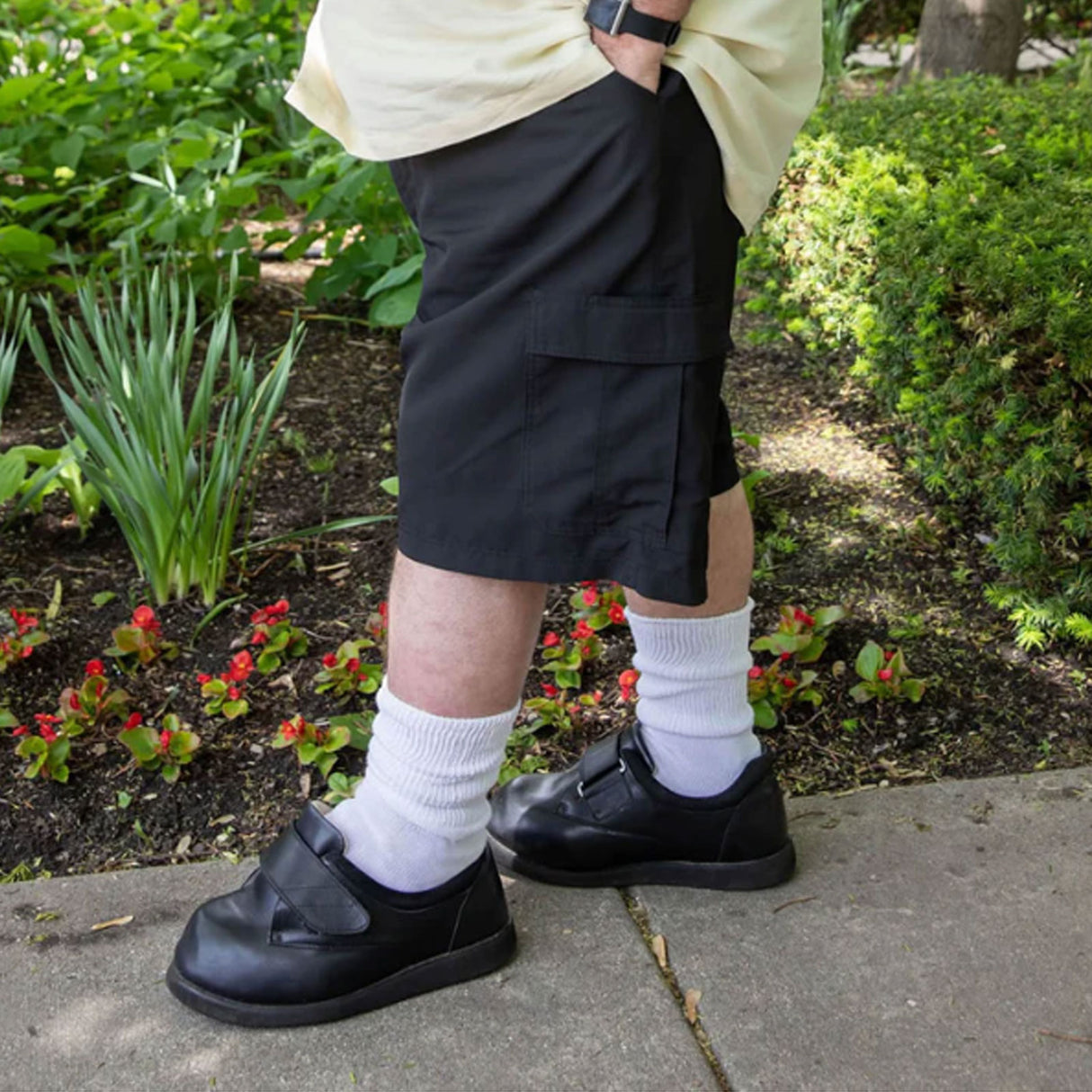 Extrawide Beyond Extra Wide Bariatric Sock (Unisex) - White Accessories - Socks - Lifestyle - The Heel Shoe Fitters