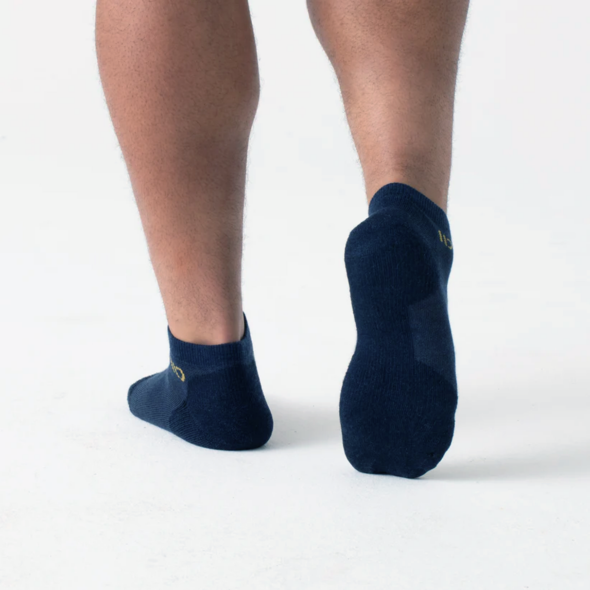 Wide Open Solid Cushioned No Show Sock (Men) - Denim Accessories - Socks - Lifestyle - The Heel Shoe Fitters