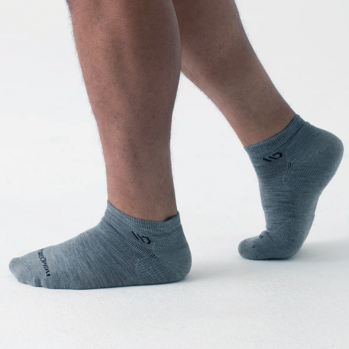 Wide Open Solid Cushioned No Show Sock (Men) - Denim Accessories - Socks - Lifestyle - The Heel Shoe Fitters