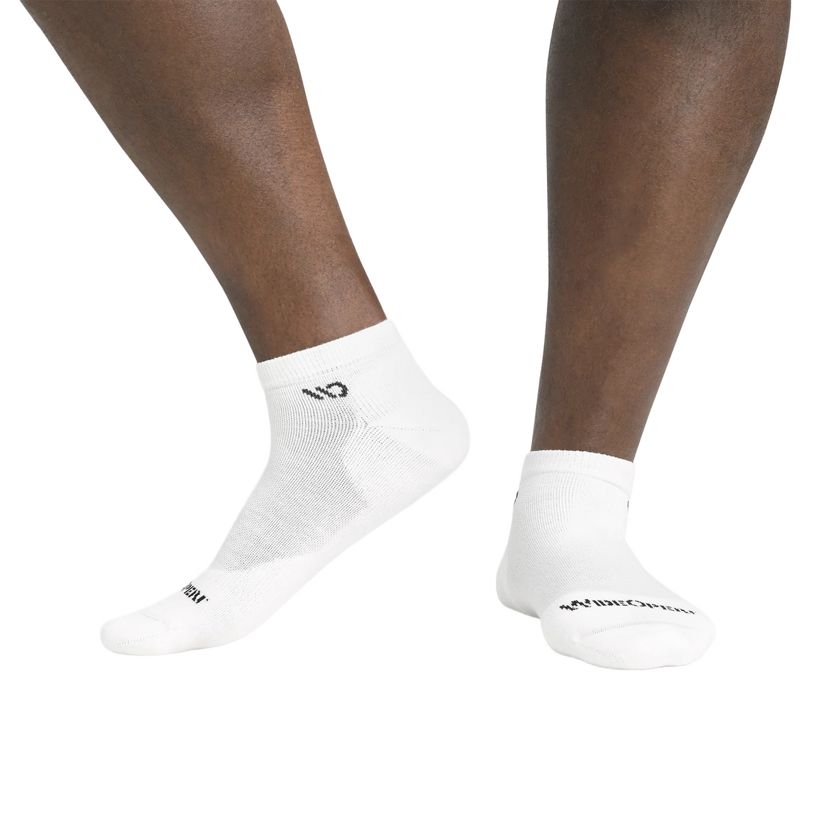 Wide Open Solid Cushioned No Show Sock (Men) - White Accessories - Socks - Lifestyle - The Heel Shoe Fitters