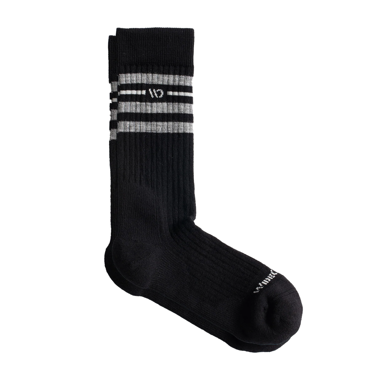 Wide Open Vintage Stripe Cushioned Crew Sock (Men) - Black Accessories - Socks - Lifestyle - The Heel Shoe Fitters