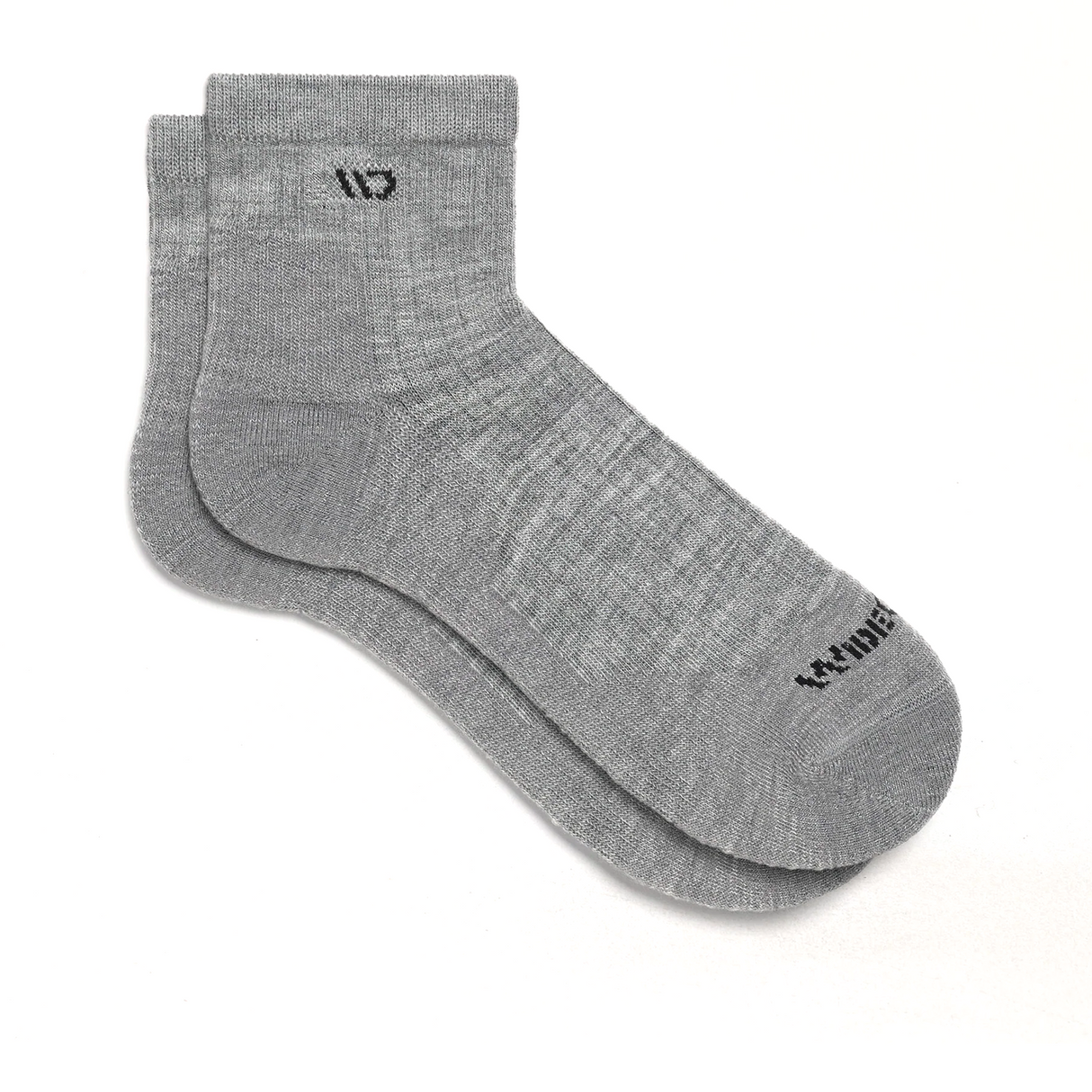 Wide Open Solid Cushioned Quarter Sock (Men) - Light Grey Accessories - Socks - Lifestyle - The Heel Shoe Fitters