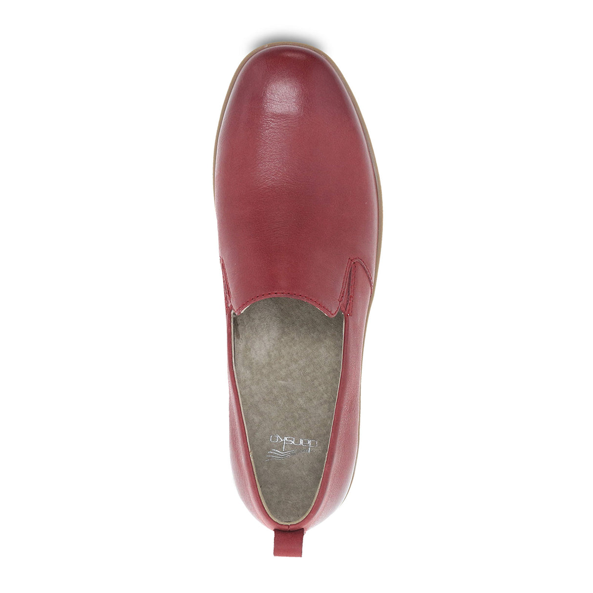 Dansko Linley Slip On (Women) - Red Burnished Calf Dress-Casual - Slip On - The Heel Shoe Fitters