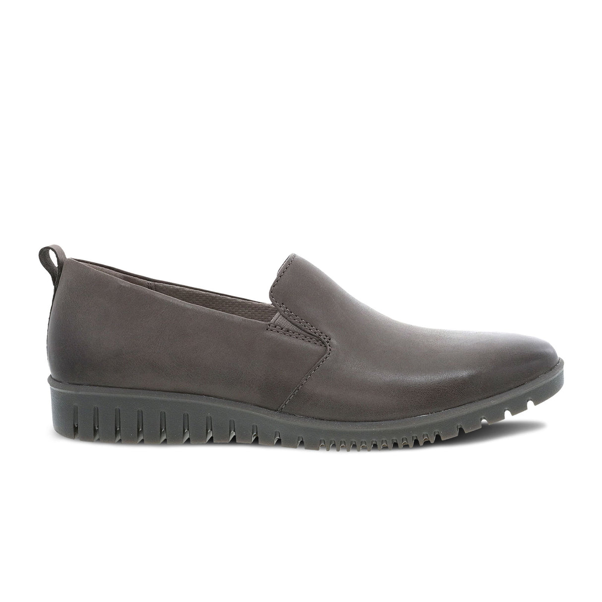 Dansko Linley Slip On (Women) - Grey Burnished Calf Dress-Casual - Slip On - The Heel Shoe Fitters