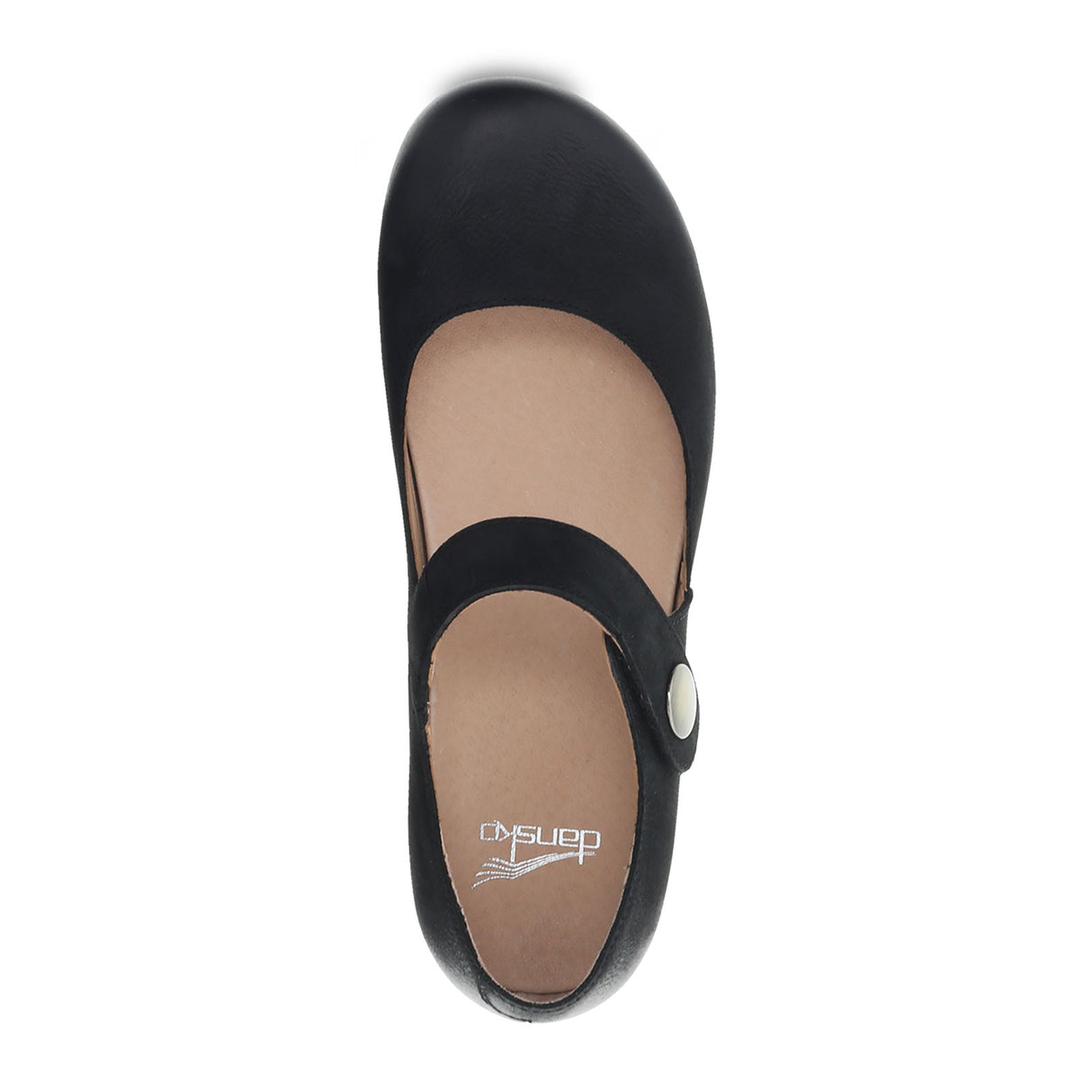 Dansko Beatrice Mary Jane (Women) - Black Burnished Nubuck Dress-Casual - Mary Janes - The Heel Shoe Fitters
