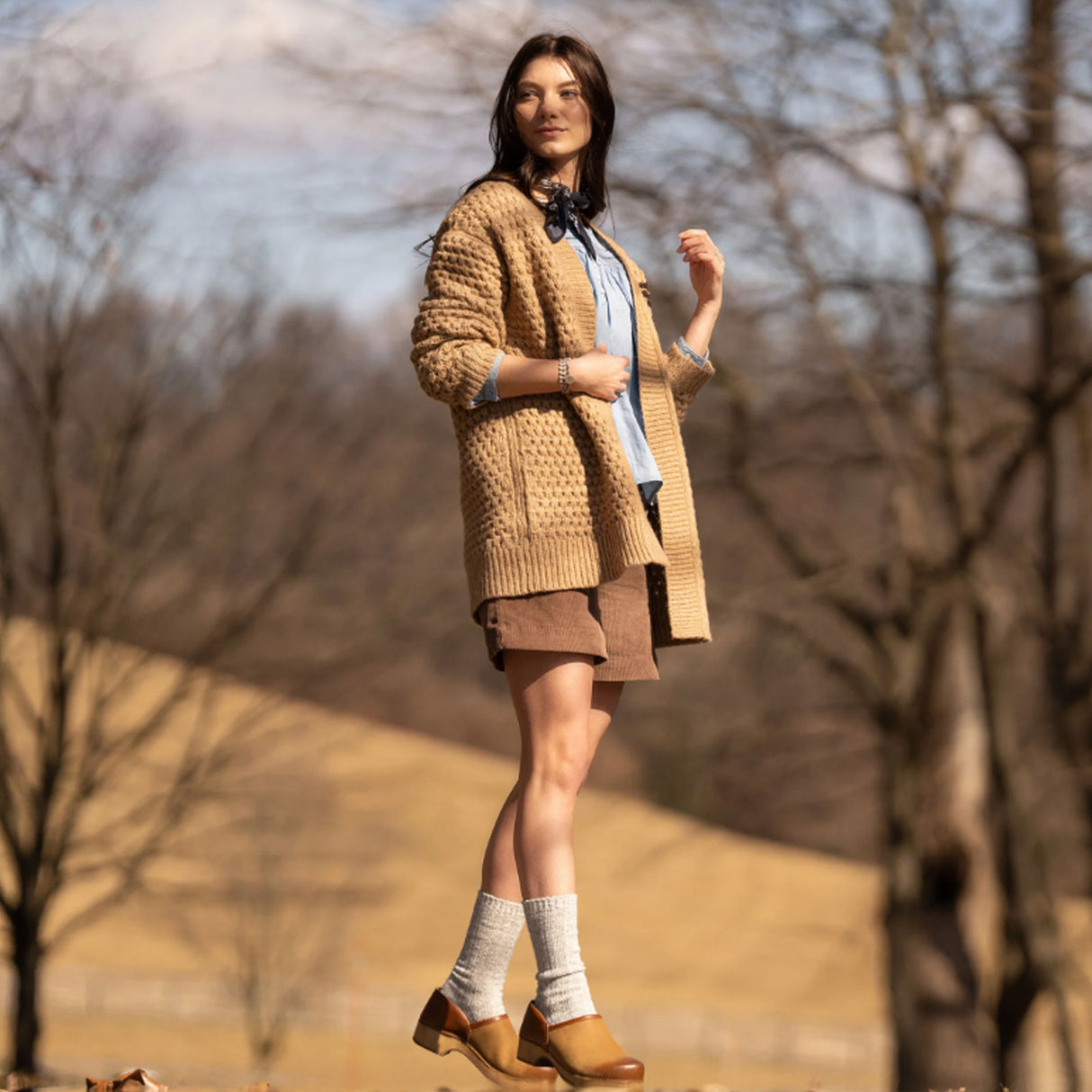 Dansko Brenna Clog (Women) - Tan Burnished Suede Dress-Casual - Clogs & Mules - The Heel Shoe Fitters