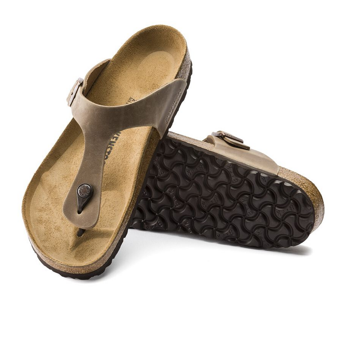 Birkenstock Gizeh Sandal (Women) - Tobacco Oiled Leather Sandal - Thong - The Heel Shoe Fitters