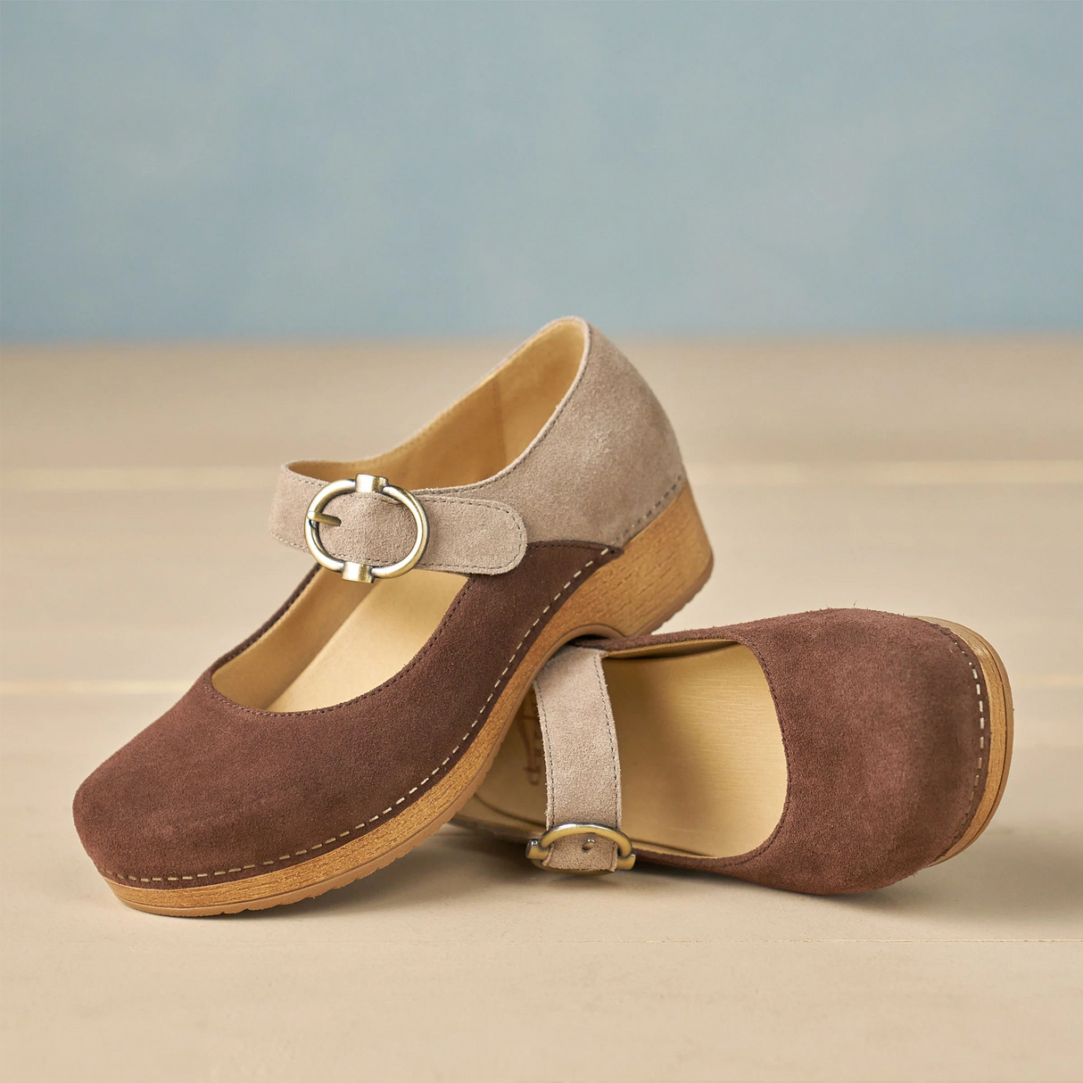 Dansko Bonny Mary Jane (Women) - Chocolate/Taupe