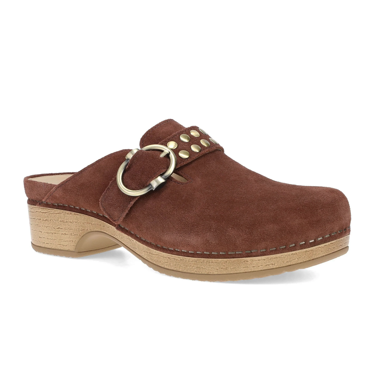 Dansko Branson Clog (Women) - Mahogany Suede