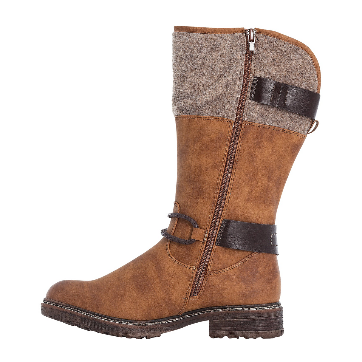 Rieker Dominika 94774-22 Mid Boot (Women) - Brown Boots - Fashion - High - The Heel Shoe Fitters