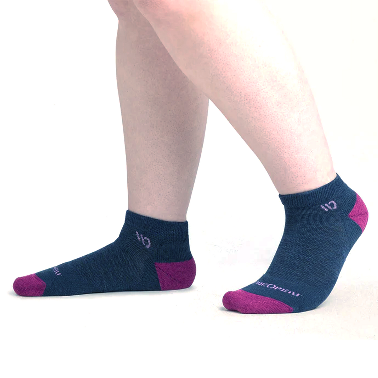 Wide Open Solid Cushioned No Show Sock (Women) - Denim Accessories - Socks - Lifestyle - The Heel Shoe Fitters