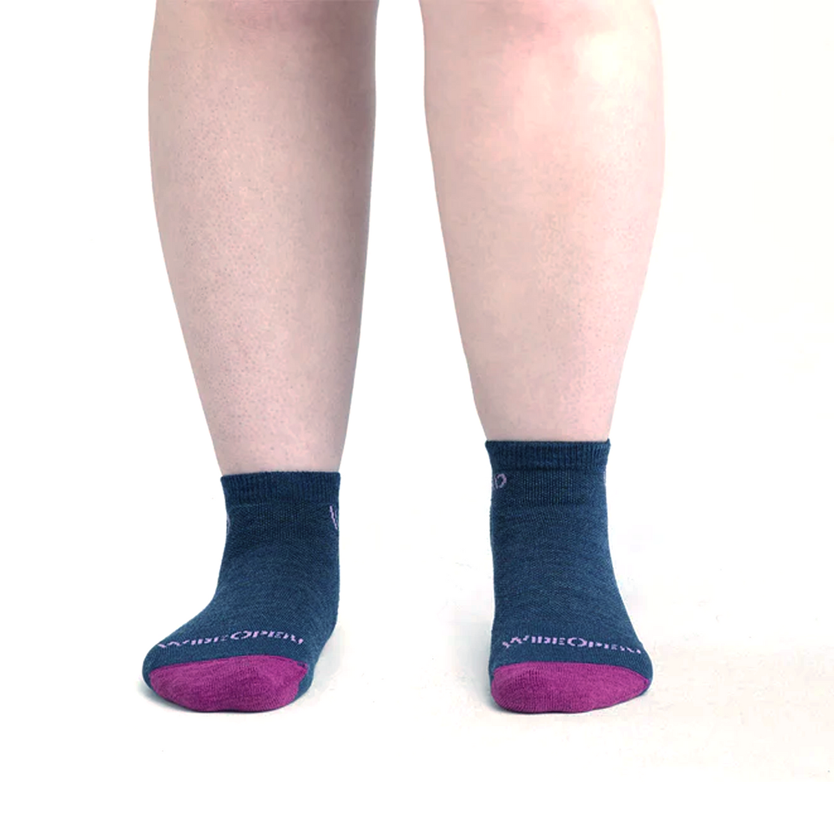 Wide Open Solid Cushioned No Show Sock (Women) - Denim Accessories - Socks - Lifestyle - The Heel Shoe Fitters