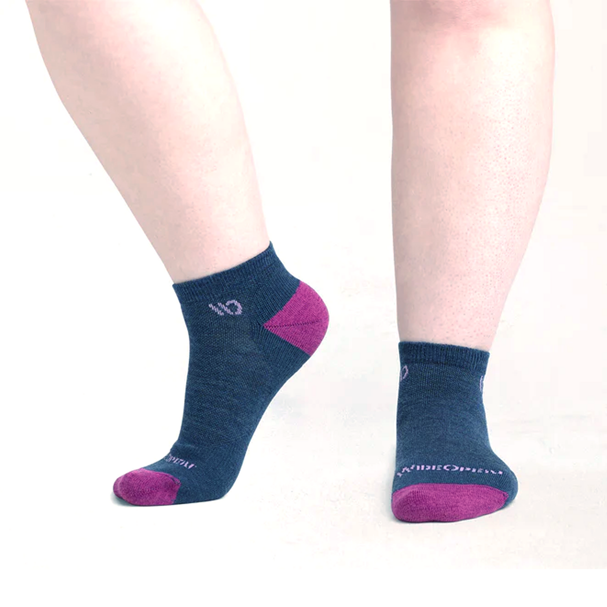 Wide Open Solid Cushioned No Show Sock (Women) - Denim Accessories - Socks - Lifestyle - The Heel Shoe Fitters