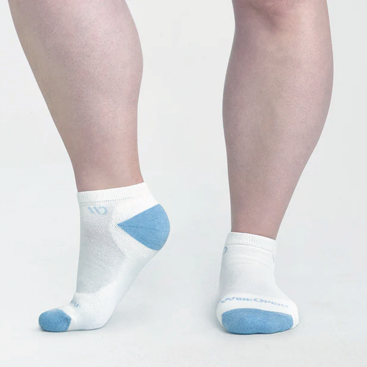 Wide Open Solid Cushioned No Show Sock (Women) - White Accessories - Socks - Lifestyle - The Heel Shoe Fitters