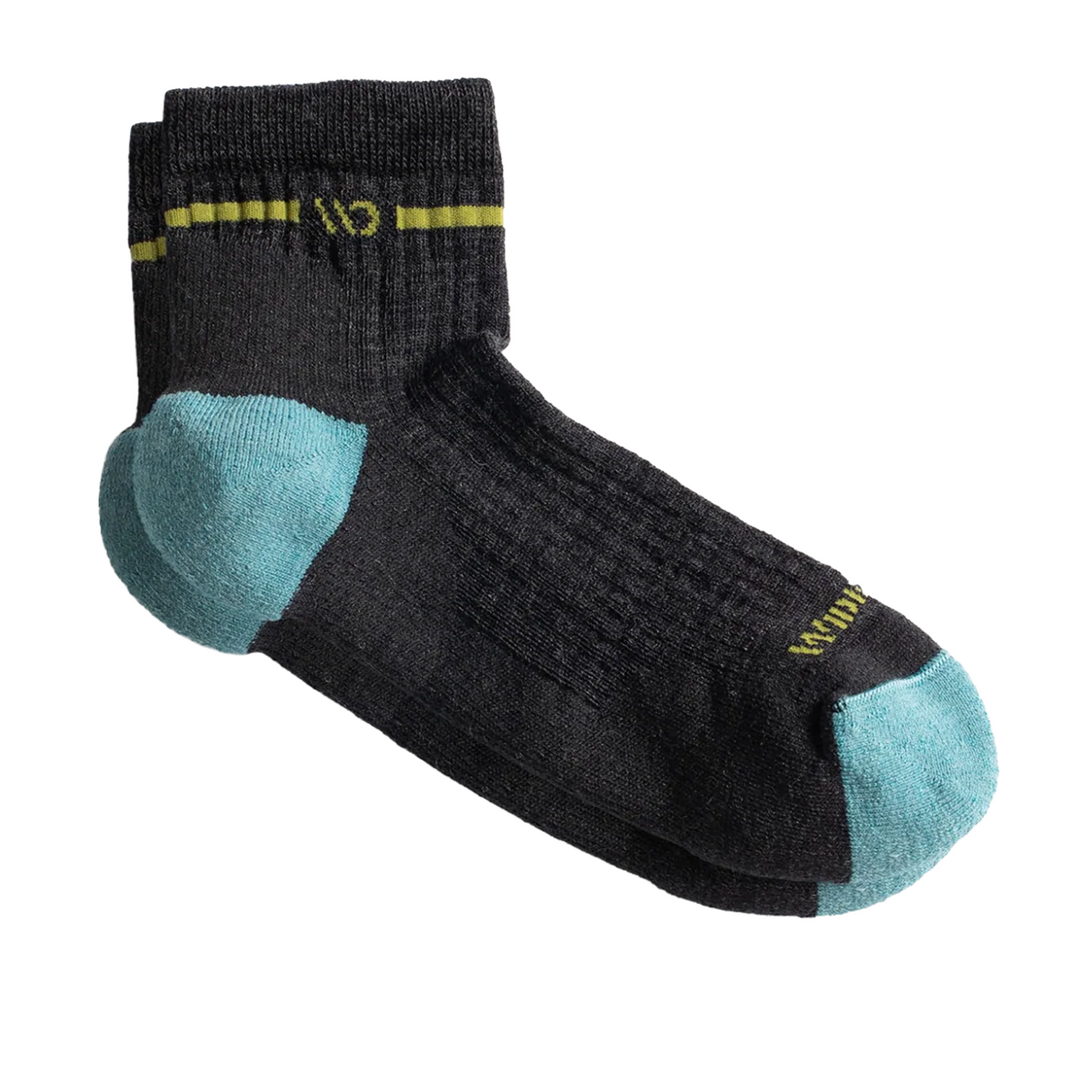 Wide Open Solid Cushioned Quarter (Women) - Charcoal