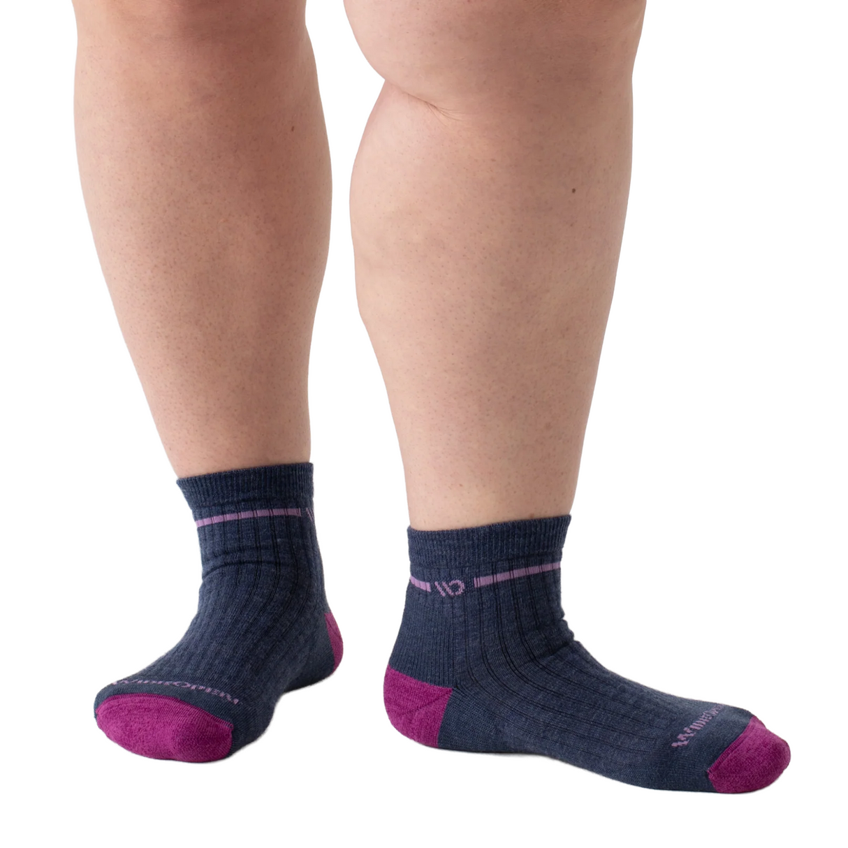 Wide Open Solid Cushioned Quarter Sock (Women) - Denim Accessories - Socks - Lifestyle - The Heel Shoe Fitters