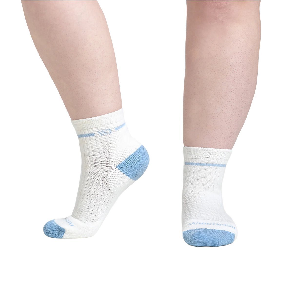 Wide Open Solid Cushioned Quarter Sock (Women) - White Accessories - Socks - Lifestyle - The Heel Shoe Fitters
