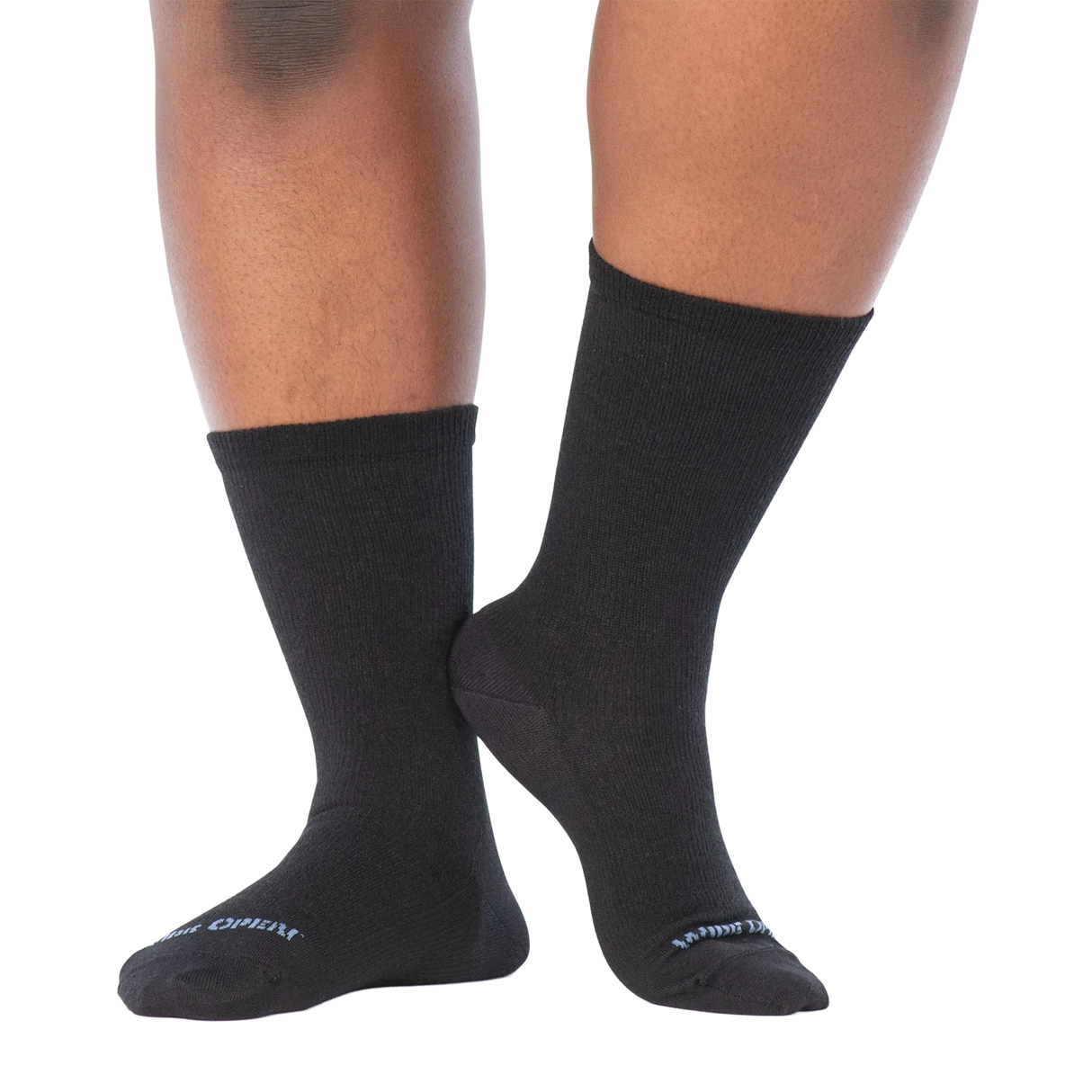 Wide Open Solid Basic Lightweight Crew Sock (Women) - Black Accessories - Socks - Lifestyle - The Heel Shoe Fitters