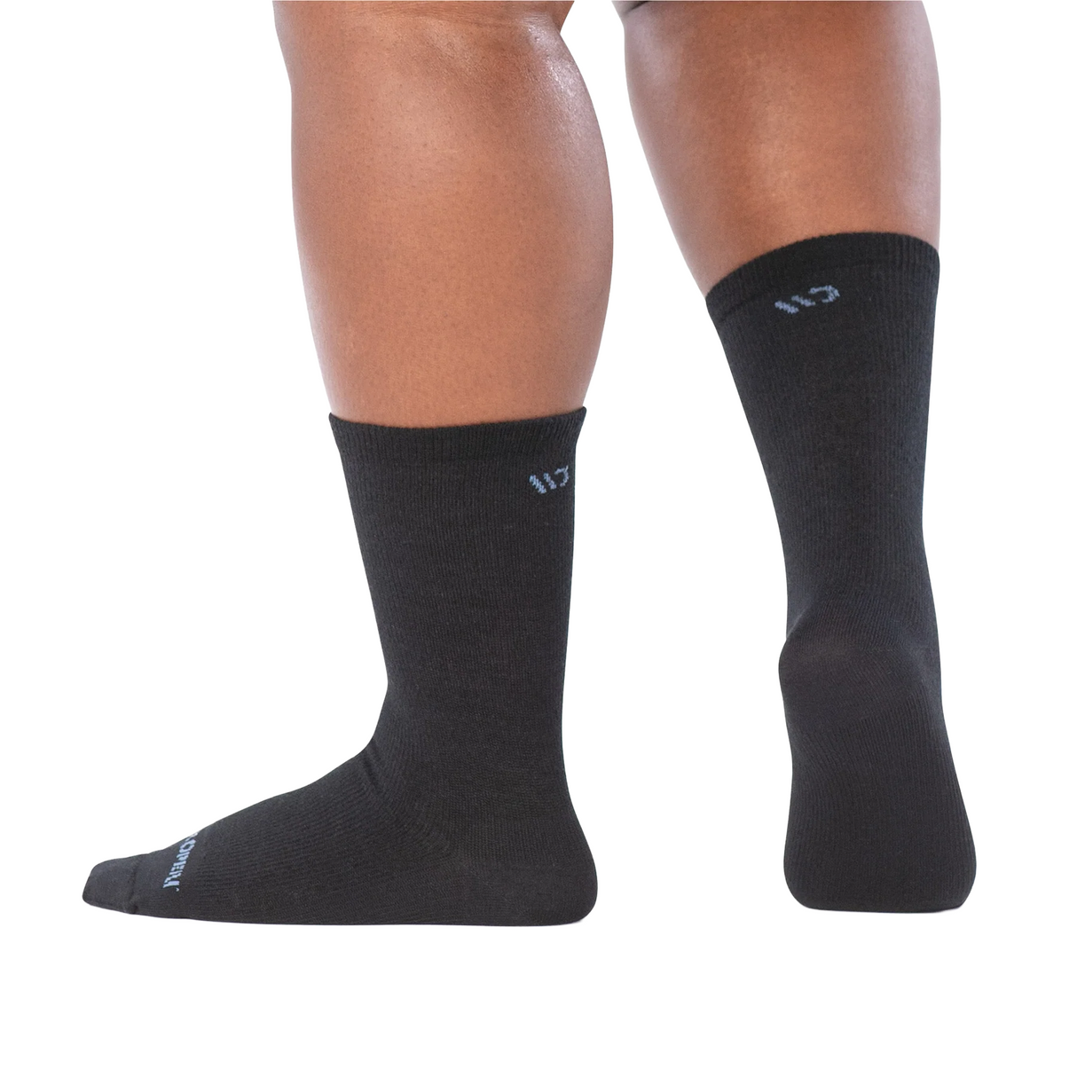 Wide Open Solid Basic Lightweight Crew Sock (Women) - Black Accessories - Socks - Lifestyle - The Heel Shoe Fitters