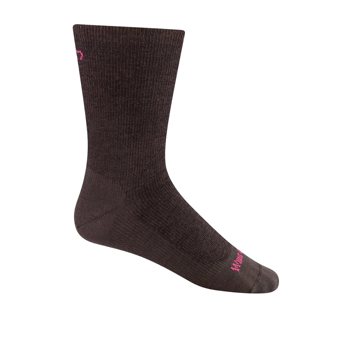 Wide Open Solid Basic Lightweight Crew Sock (Women) - Walnut Accessories - Socks - Lifestyle - The Heel Shoe Fitters