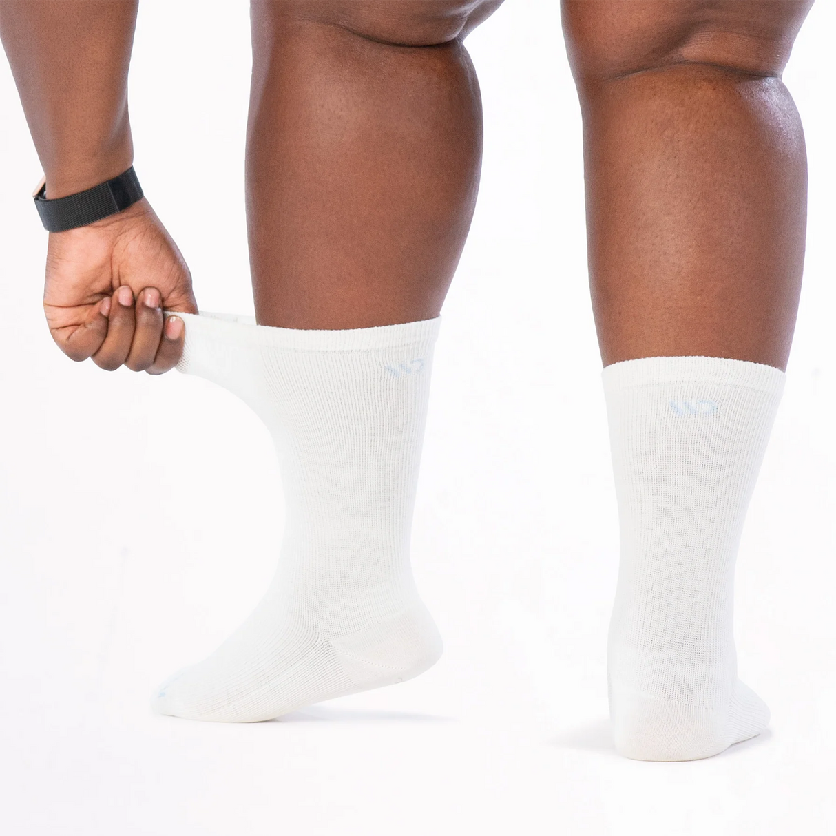 Wide Open Solid Basic Lightweight Crew Sock (Women) - White Accessories - Socks - Lifestyle - The Heel Shoe Fitters