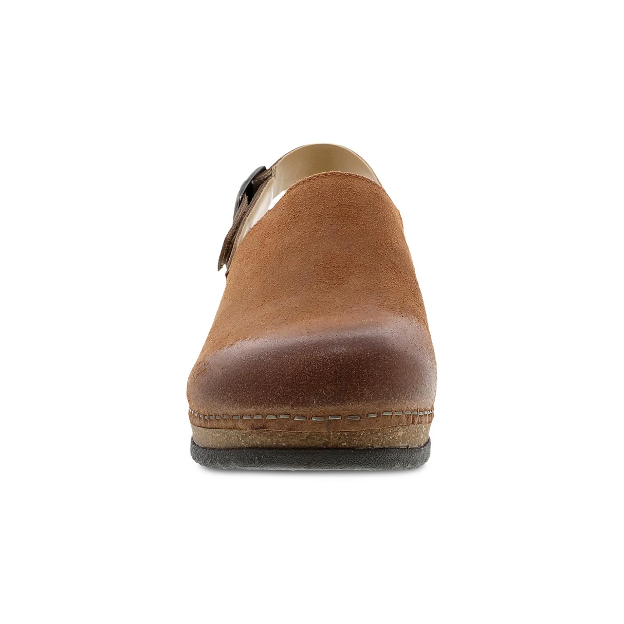 Dansko Merrin Clog (Women) - Tan Burnished Suede Dress-Casual - Clogs & Mules - The Heel Shoe Fitters