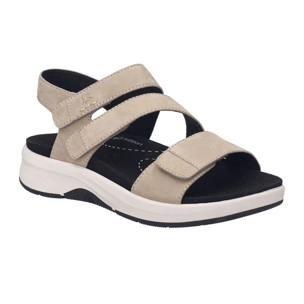 Josef Seibel Estelle 03 Backstrap Sandal (Women) - Taupe Sandal - Backstrap - The Heel Shoe Fitters