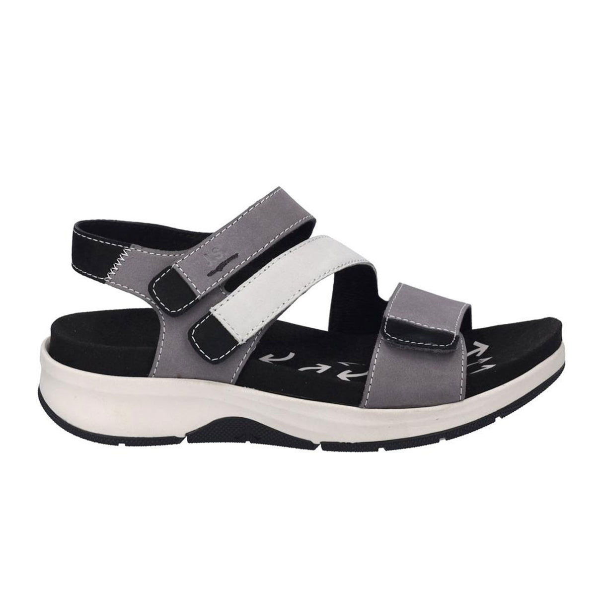 Josef Seibel Estelle 06 Backstrap Sandal (Women) - Gray Sandal - Backstrap - The Heel Shoe Fitters
