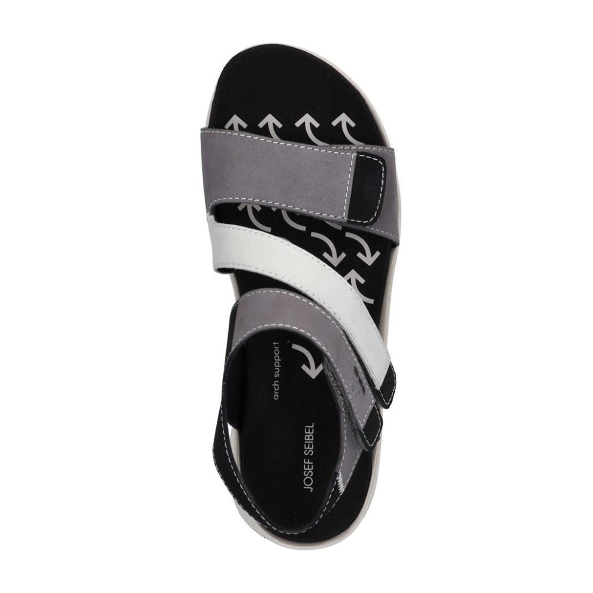 Josef Seibel Estelle 06 Backstrap Sandal (Women) - Gray Sandal - Backstrap - The Heel Shoe Fitters