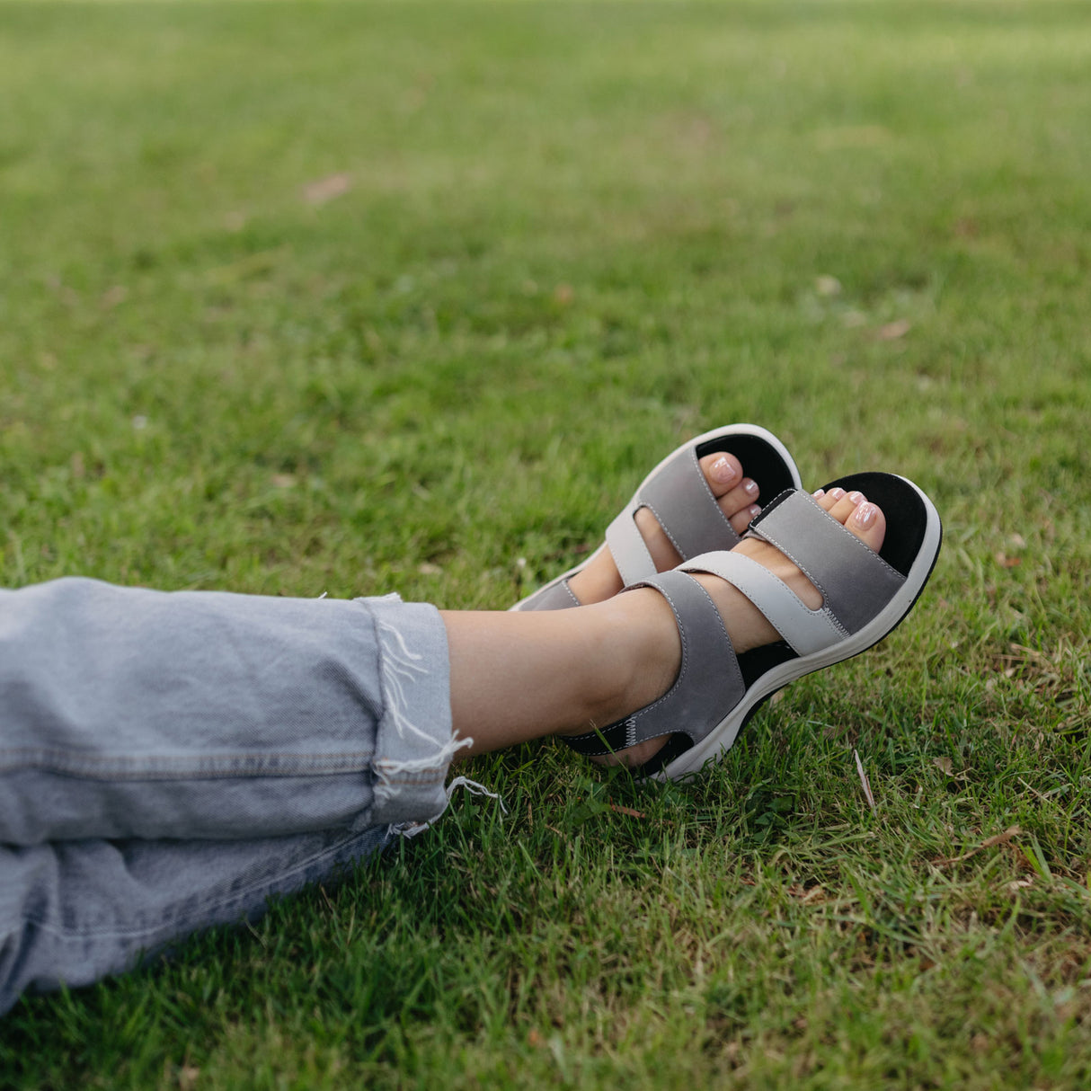 Josef Seibel Estelle 06 Backstrap Sandal (Women) - Gray Sandal - Backstrap - The Heel Shoe Fitters