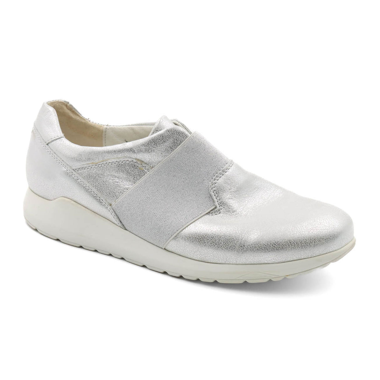 Waldlaufer Cambrie 982501 Slip On Sneaker (Women) - Silver Athletic - Casual - Lace Up - The Heel Shoe Fitters