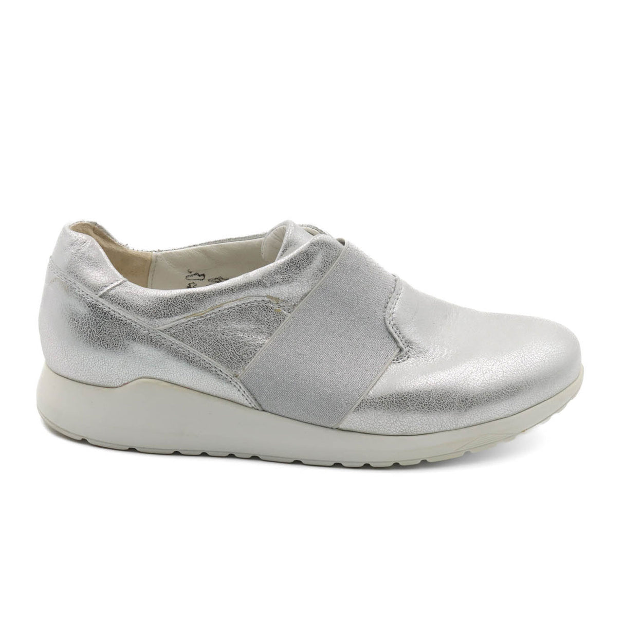 Waldlaufer Cambrie 982501 Slip On Sneaker (Women) - Silver Athletic - Casual - Lace Up - The Heel Shoe Fitters