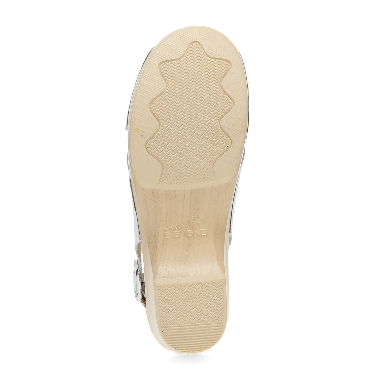 Dansko Sloane Wedge Sandal (Women) - White Full Grain Sandal - Heel/Wedge - The Heel Shoe Fitters