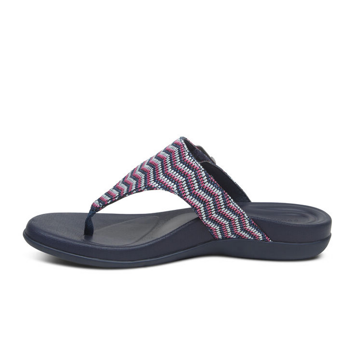 Aetrex Rita Sandal (Women) - Navy Sandal - Thong - The Heel Shoe Fitters