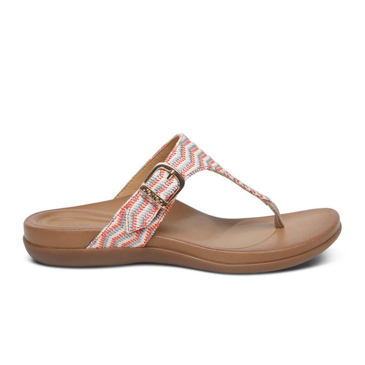 Aetrex Rita Sandal (Women) - Coral Sandal - Thong - The Heel Shoe Fitters