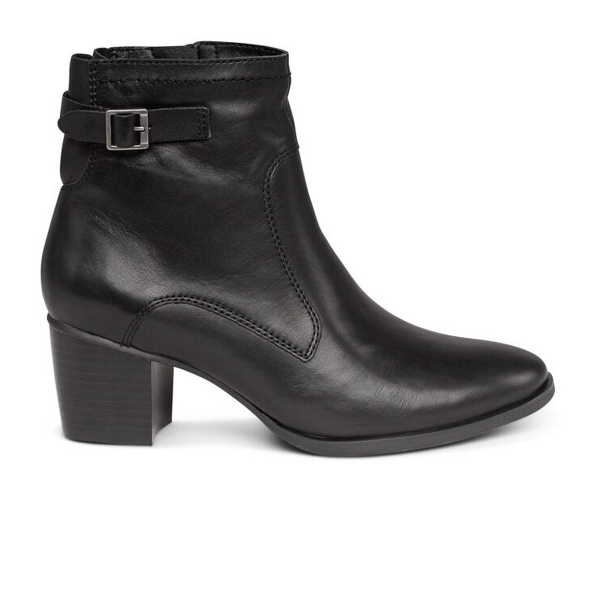 Aetrex Rubi Heeled Ankle Boot (Women) - Black Boots - Fashion - Ankle Boot - The Heel Shoe Fitters