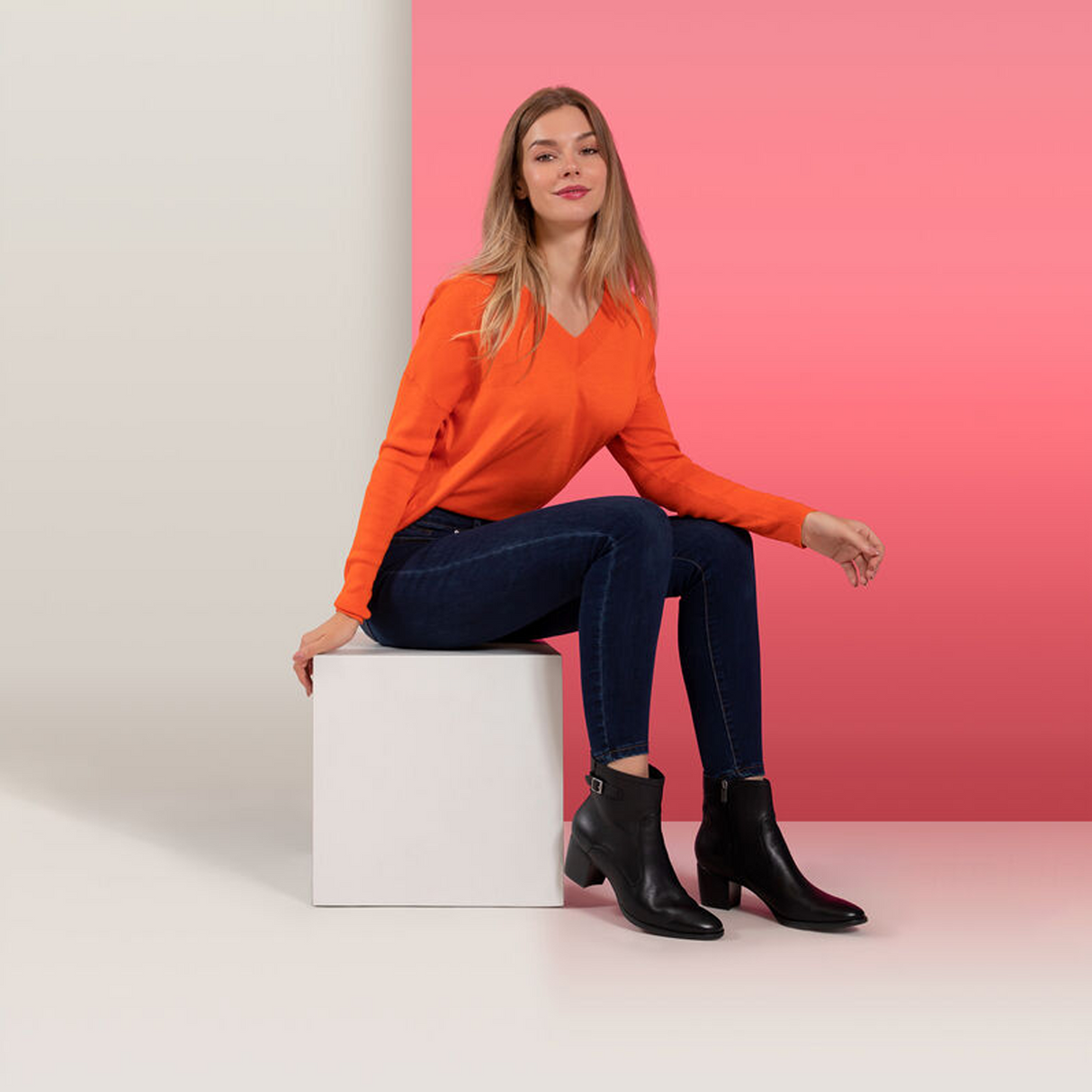 Aetrex Rubi Heeled Ankle Boot (Women) - Black Boots - Fashion - Ankle Boot - The Heel Shoe Fitters