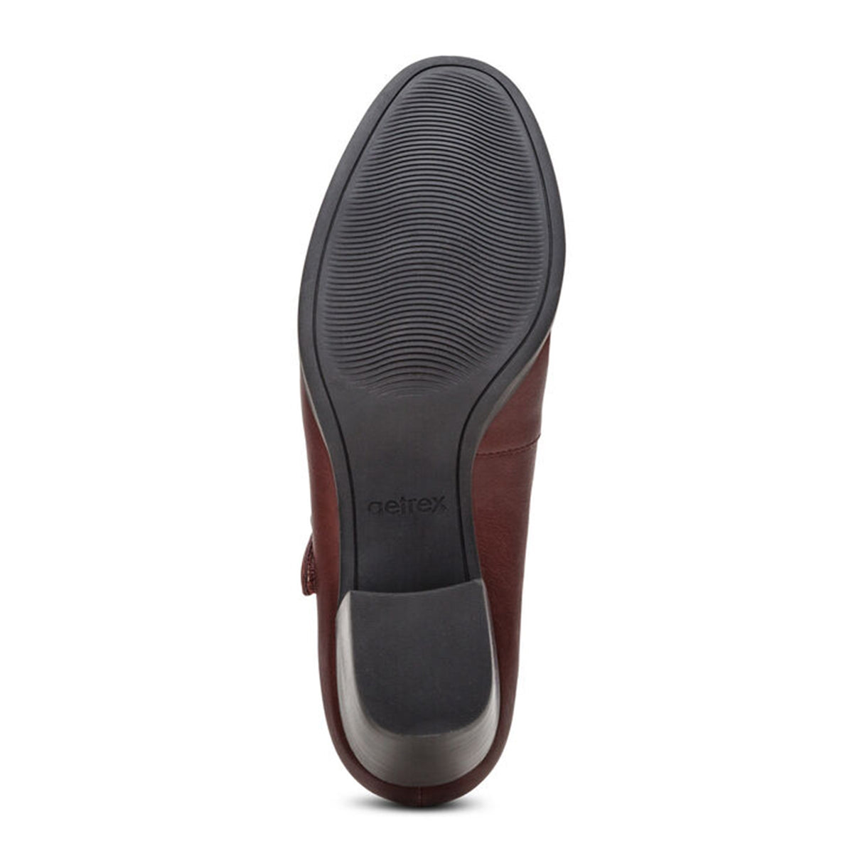 Aetrex Sara Heeled Mary Jane (Women) - Burgundy Dress-Casual - Heels - The Heel Shoe Fitters