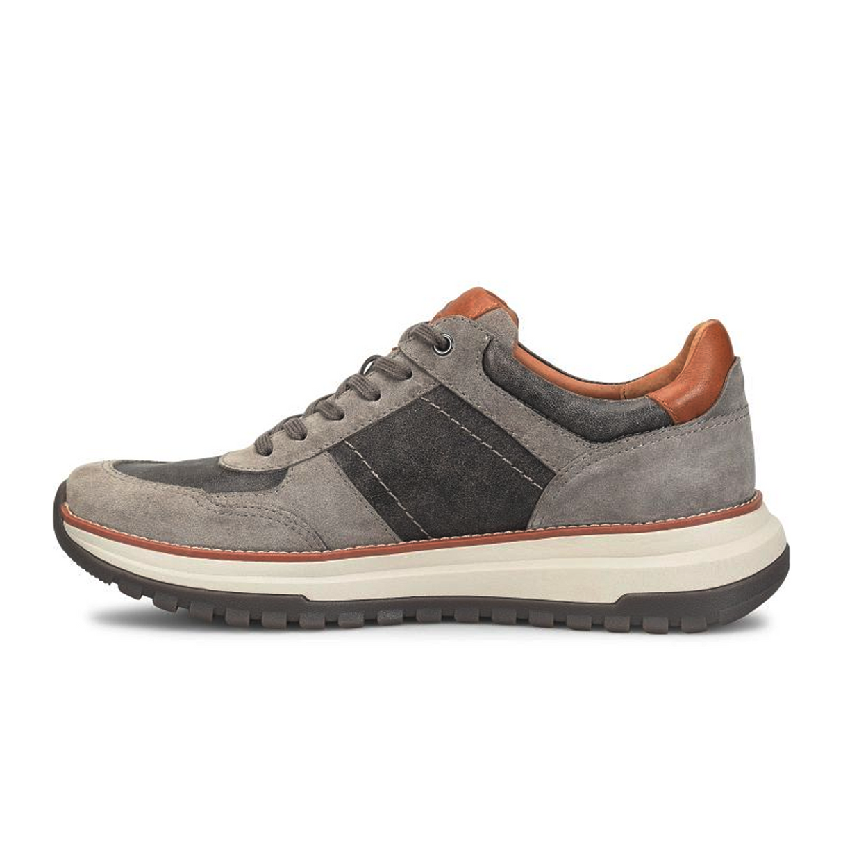 Align Bryce Sneaker (Men) - Grey/Taupe Athletic - Casual - Lace Up - The Heel Shoe Fitters