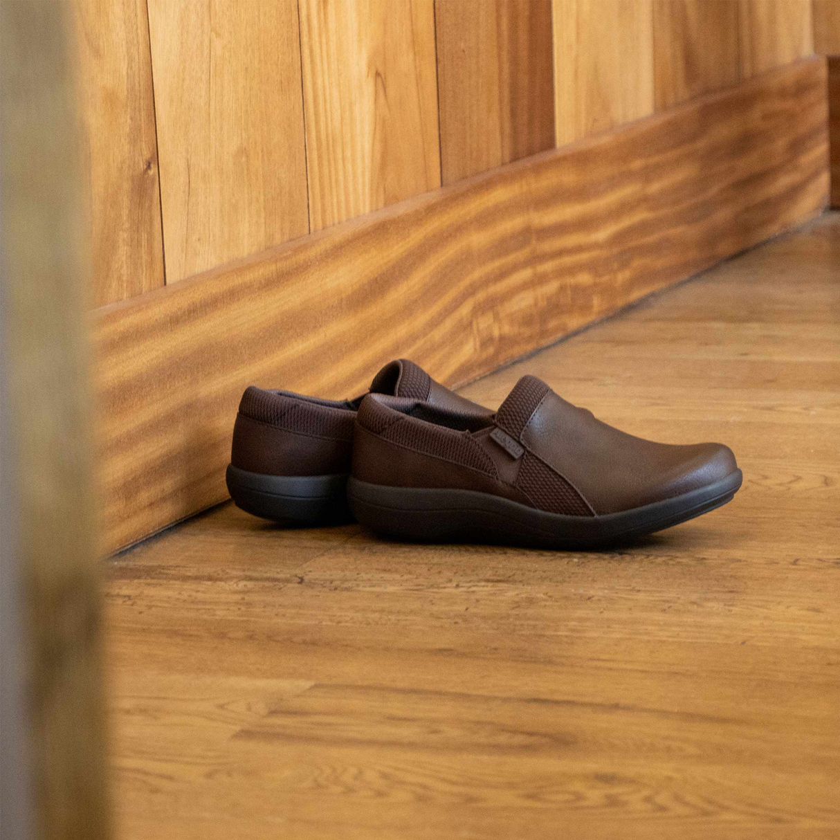 Alegria Duette Slip On (Women) - Fudge Dress-Casual - Slip On - The Heel Shoe Fitters