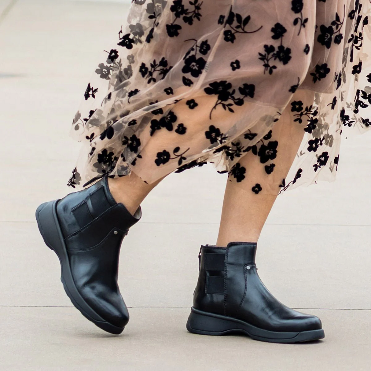 Alegria Jordyn Mid Boot (Women) - Black Boots - Casual - Mid - The Heel Shoe Fitters