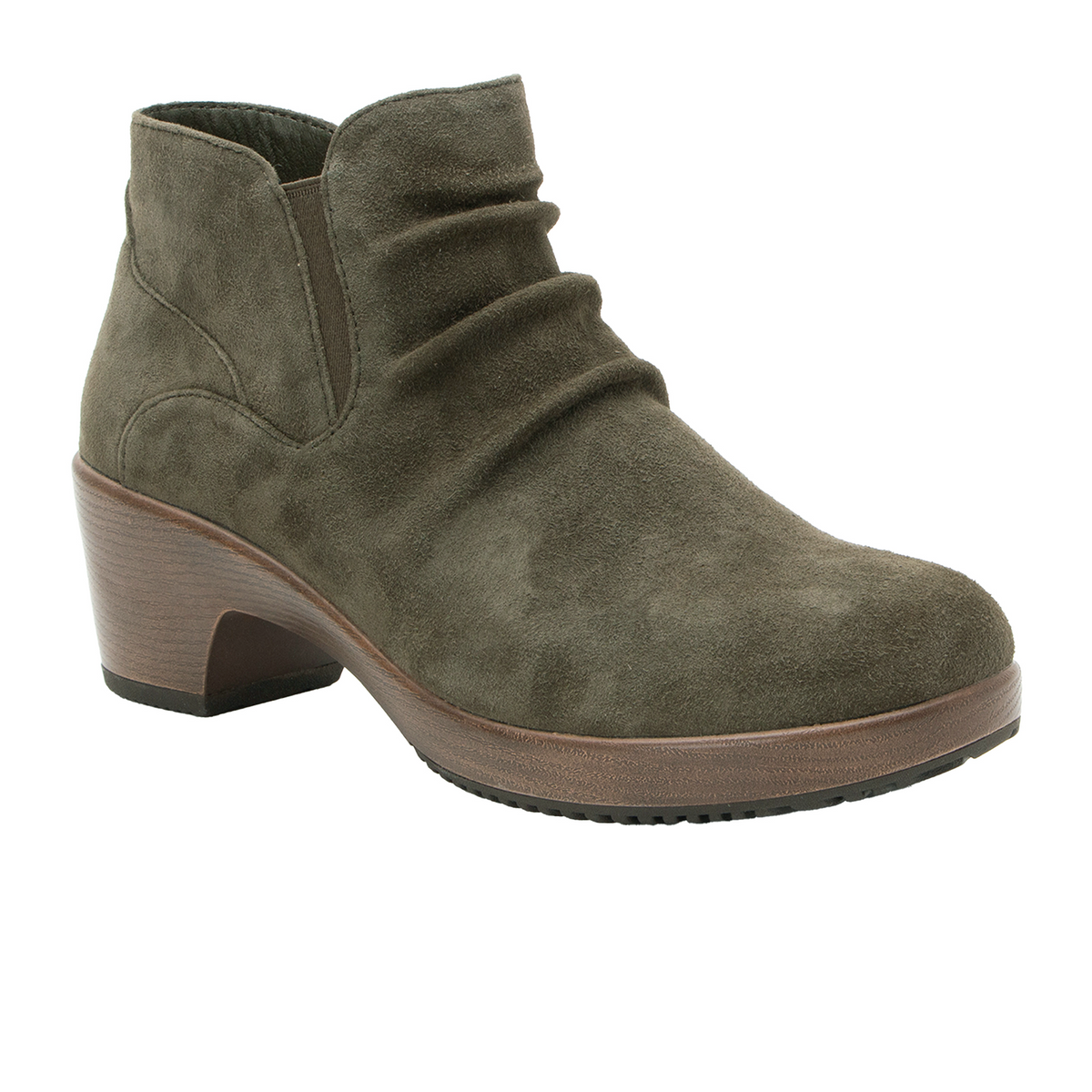 Alegria Melina Heeled Boot (Women) - Matcha Boots - Casual - Low - The Heel Shoe Fitters